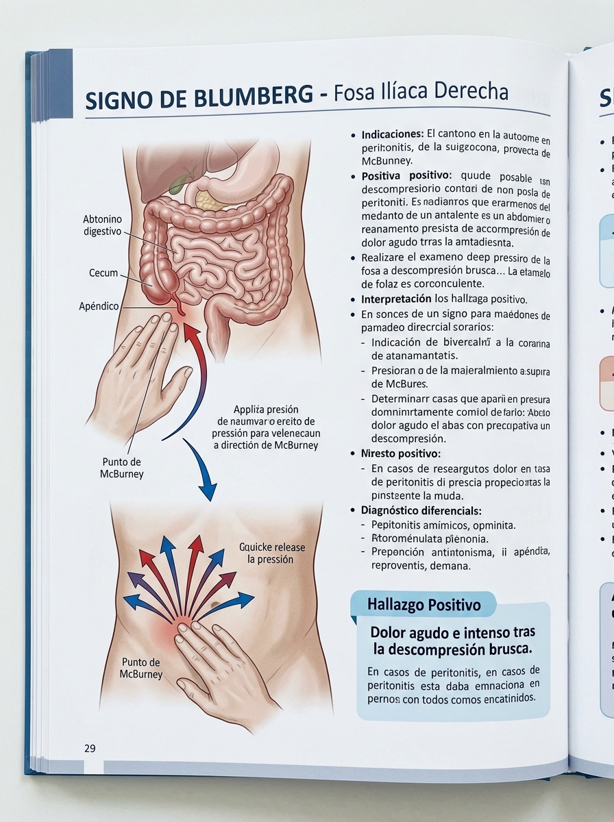 Signo de Blumberg Lámina Clínica A4
